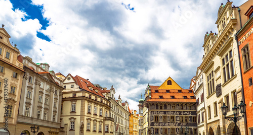 Romantic Prague cityscape, ...