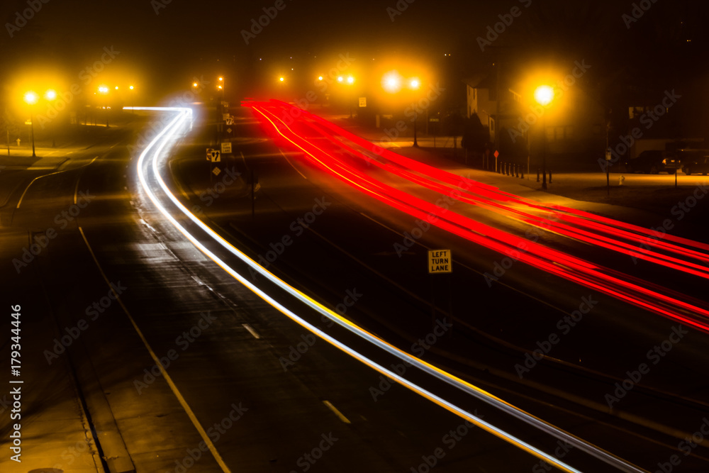 Long Exposure of Traffic