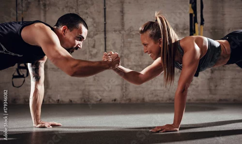 Obraz Sprawny i silny