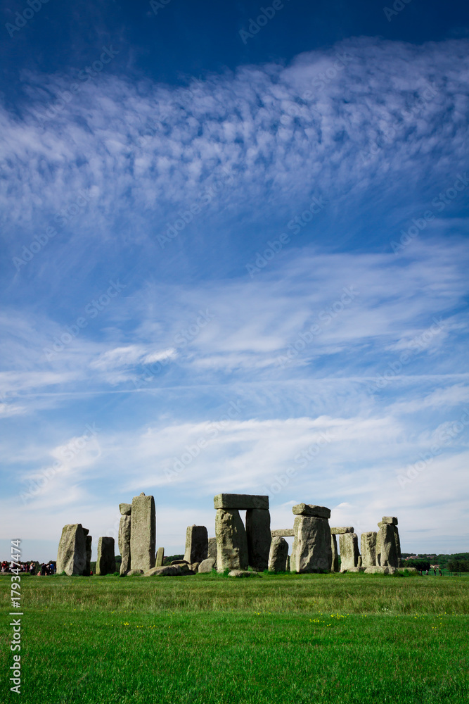 Stonehenge with big sky