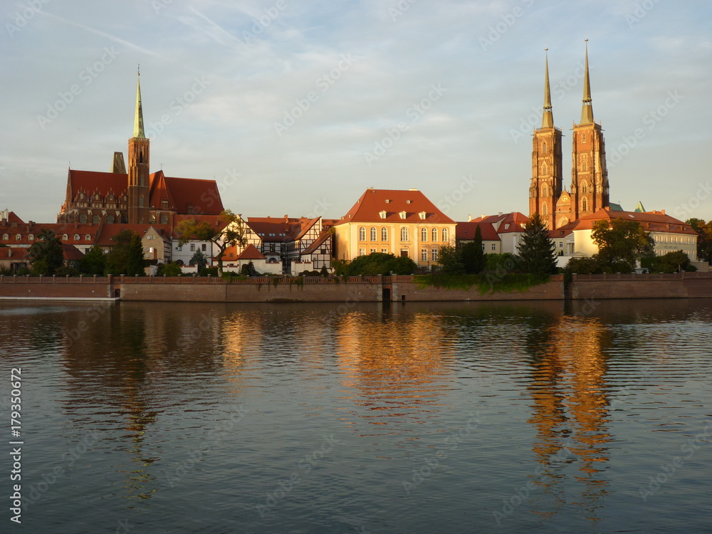 Panorama of the historic part of the old town 