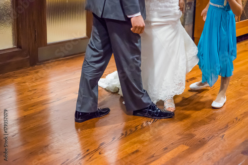 wedding feet together
