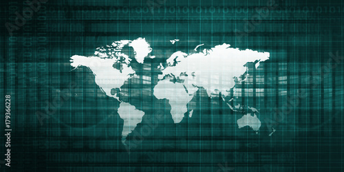 Obraz na płótnie Globalna inwestycja
