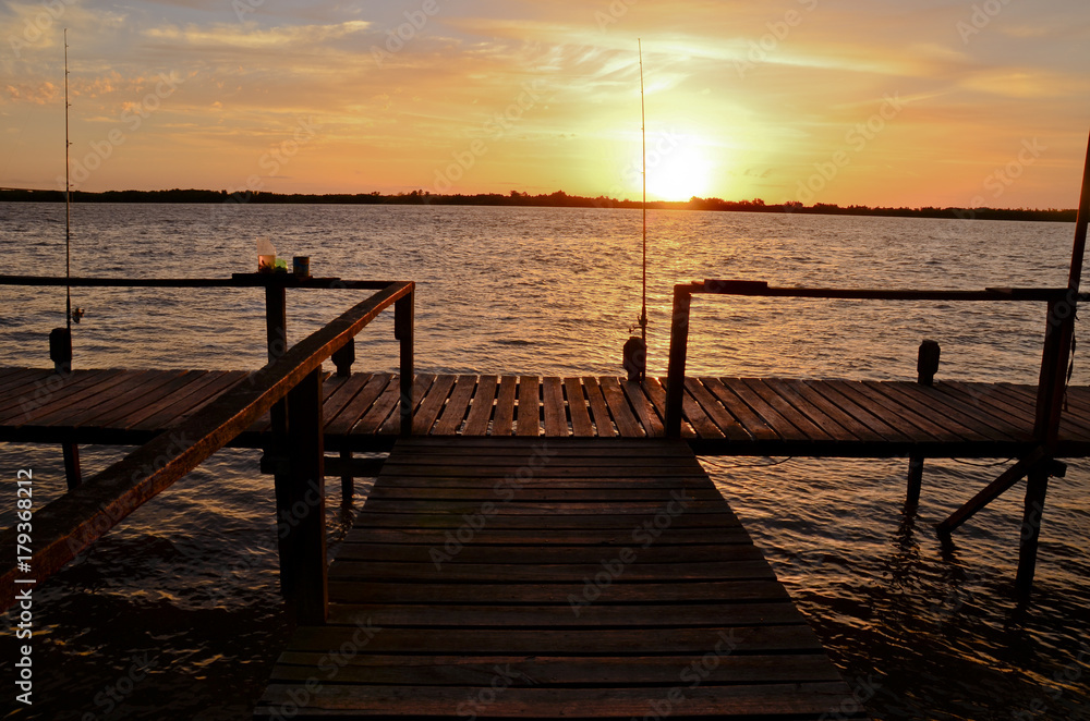 Obraz premium Muelle del Parana