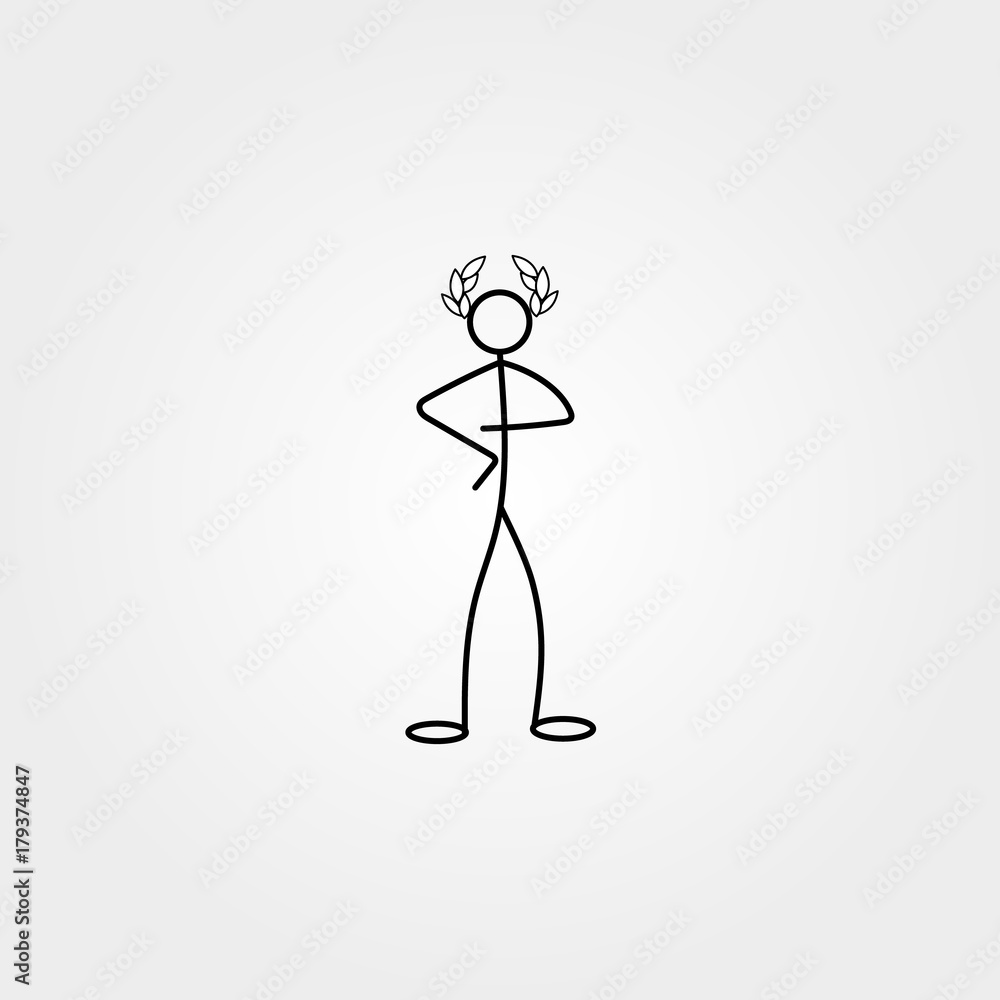 Stick man draw hi-res stock photography and images - Alamy