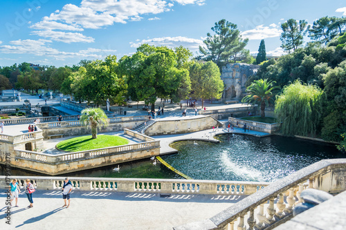 Nîmes touristique, Gard, Occitanie, France.