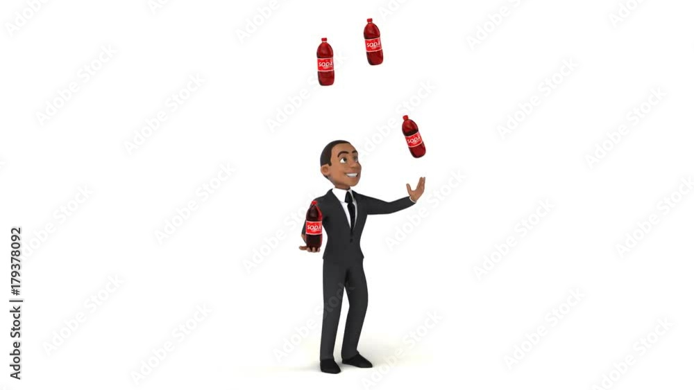 Fun businessman - 3D Animation Fun businessman - 3D Animation