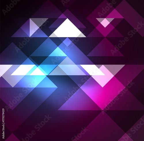 Cosmic electric background with shiny glowing plexus electricity impulses