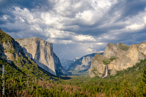 Yosemite National Park Valley summer landscape