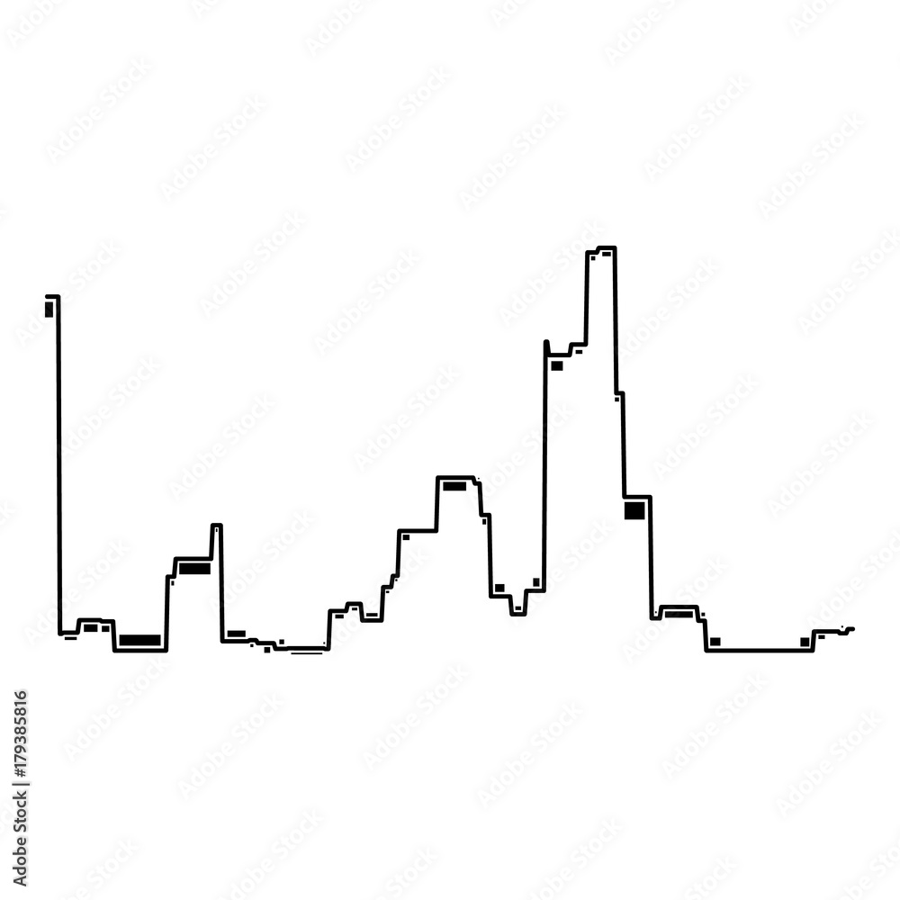 Audio equalizer sound icon, simple black style Audio equalizer sound icon, simple black style