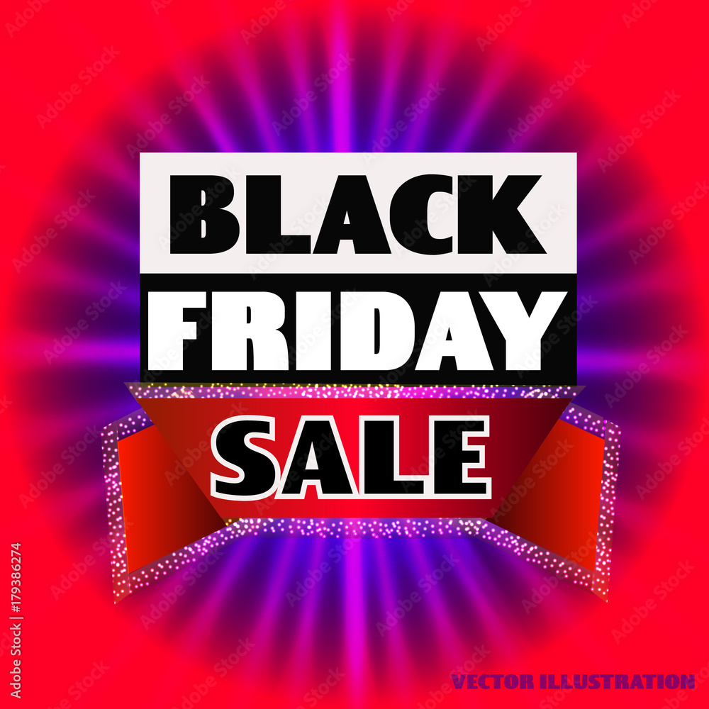 Bright background for black friday. Dark web banner for black Friday sale. Concept of advertising for seasonal offer. Vector illustration. Bright background for black friday. Dark web banner for black Friday sale. Concept of advertising for seasonal offer. Vector illustration.