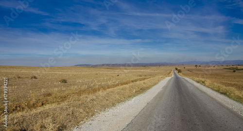 Endless road in Macedonia