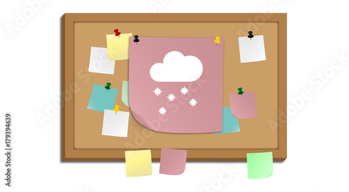 Pinnwand - Schneefall