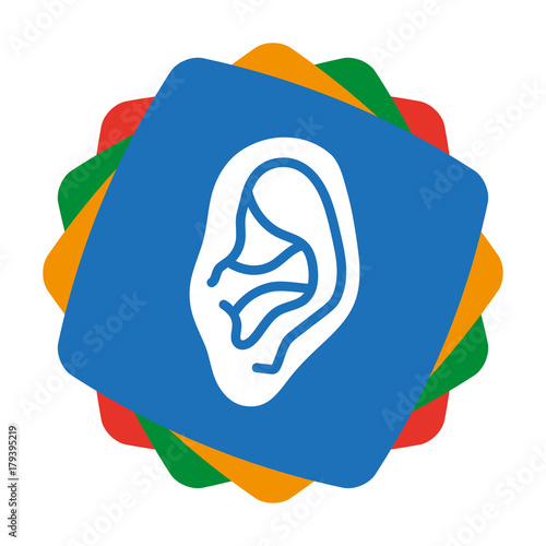 App Icon bunt - Ohrmuschel