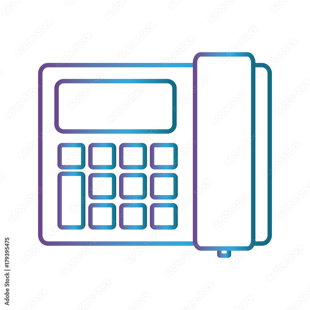 telephone icon over white background vector illustration telephone icon over white background vector illustration