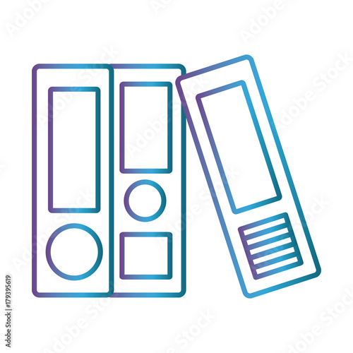 document folder icon over white background vector illustration
