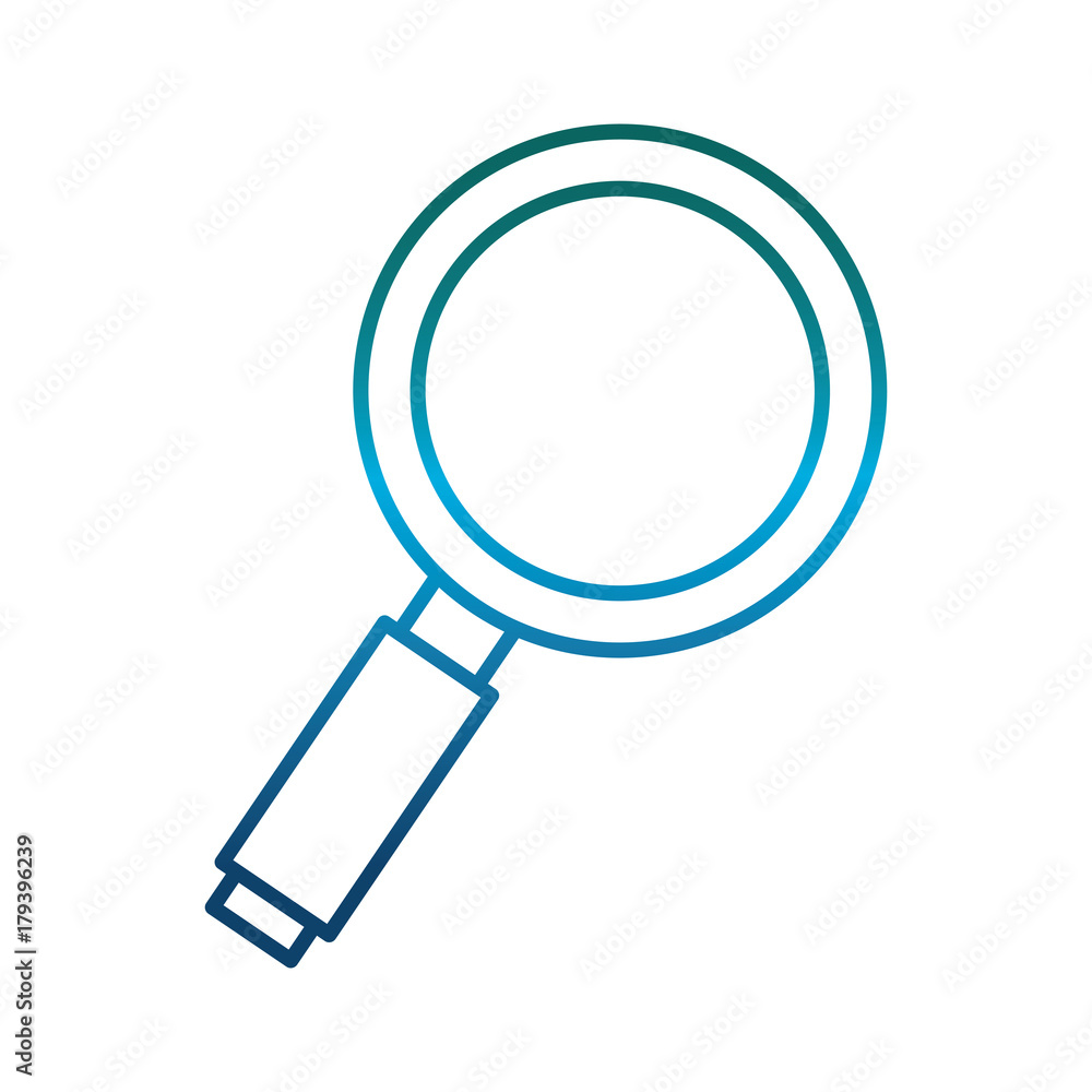 magnifying glass icon over white background vector illustration magnifying glass icon over white background vector illustration