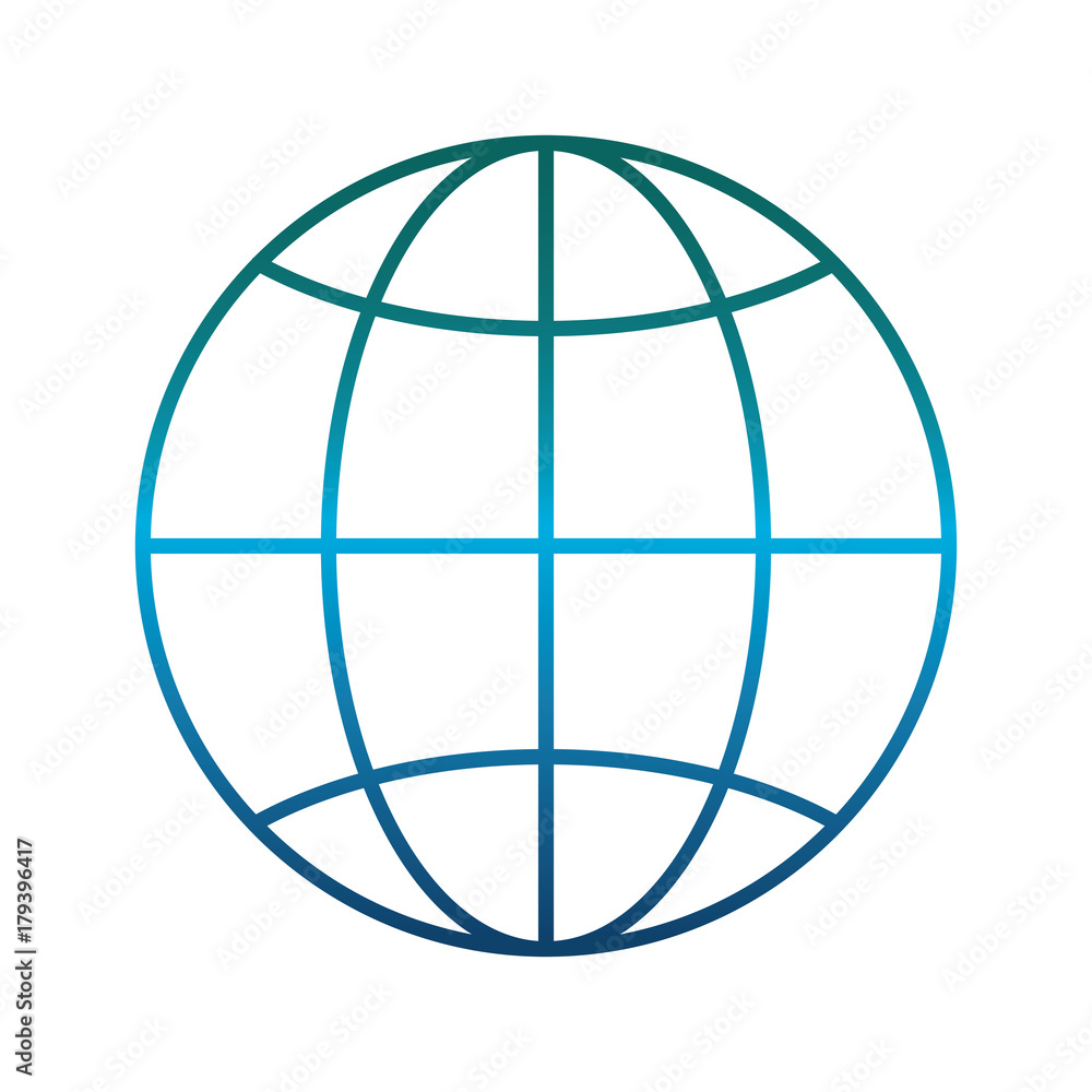 global sphere icon over white background vector illustration global sphere icon over white background vector illustration