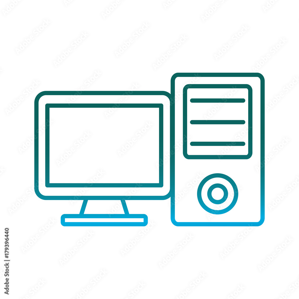 computer icon over white background vector illustration computer icon over white background vector illustration
