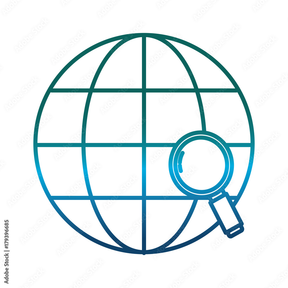 global sphere icon over white background vector illustration global sphere icon over white background vector illustration