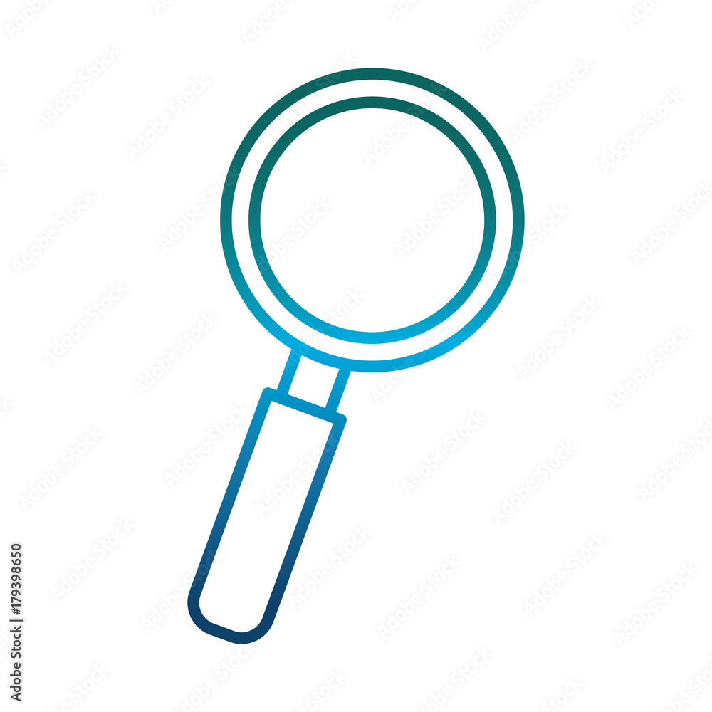 magnifying glass icon over white background vector illustration magnifying glass icon over white background vector illustration