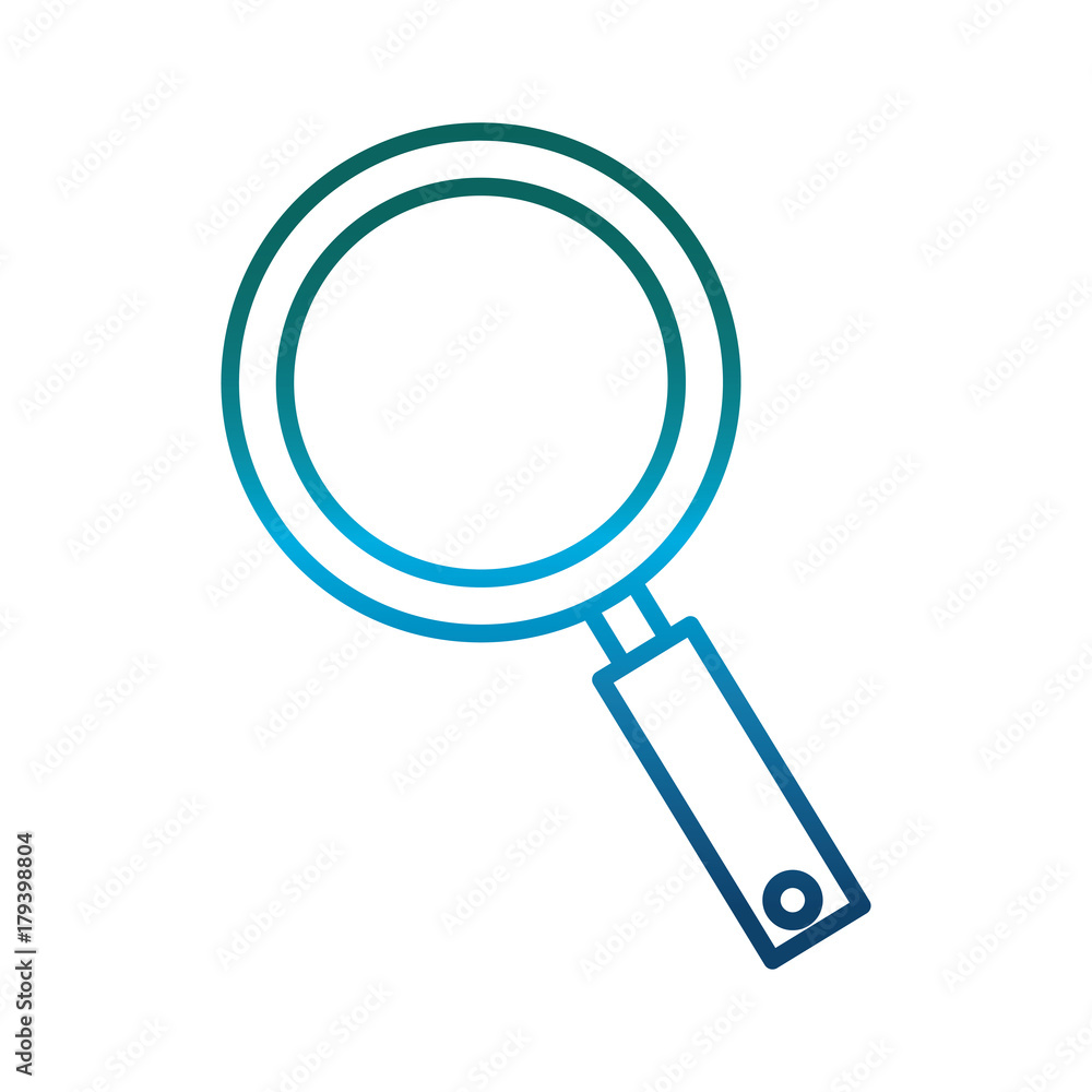 magnifying glass icon over white background vector illustration magnifying glass icon over white background vector illustration