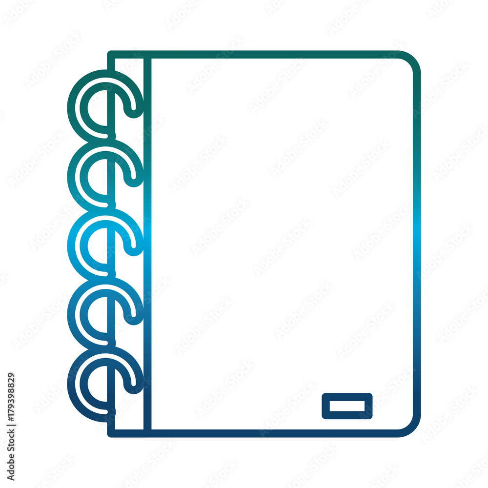 notebook icon over white background vector illustration notebook icon over white background vector illustration