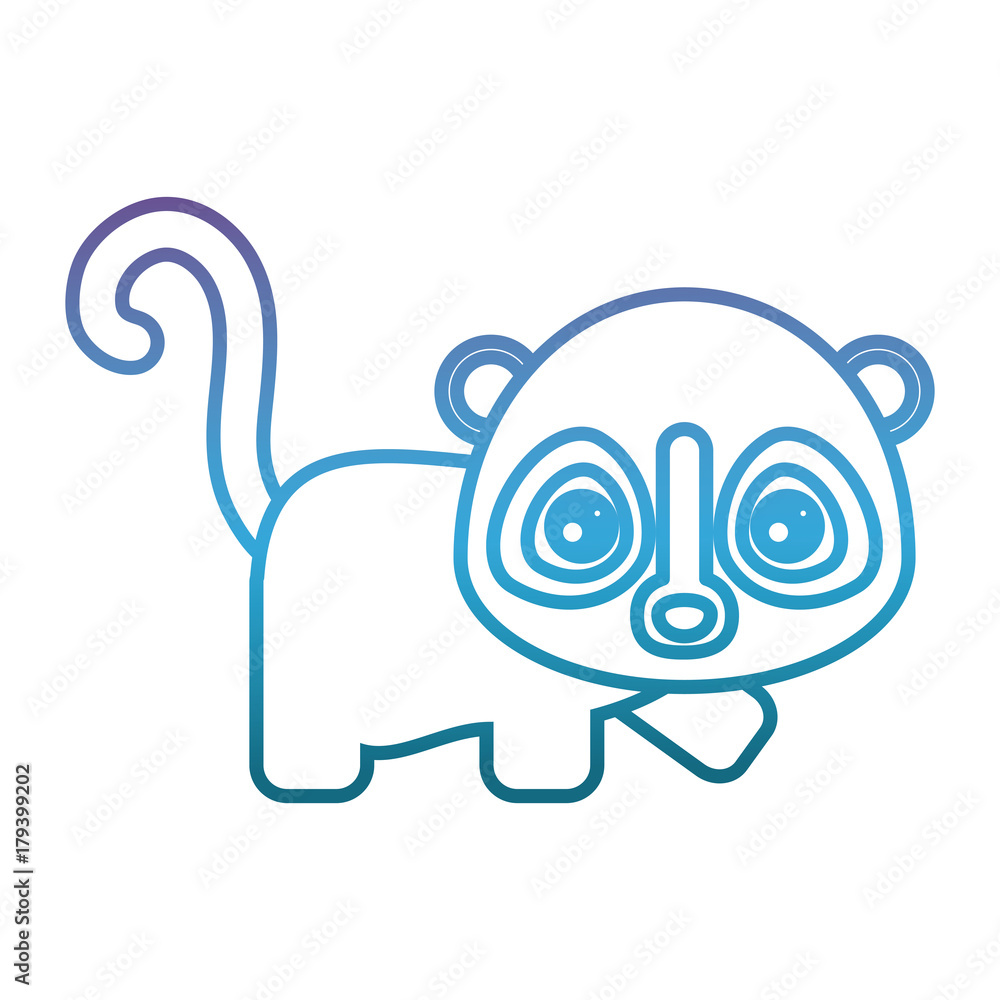 cute spectacled bear icon over white background vector illustration cute spectacled bear icon over white background vector illustration