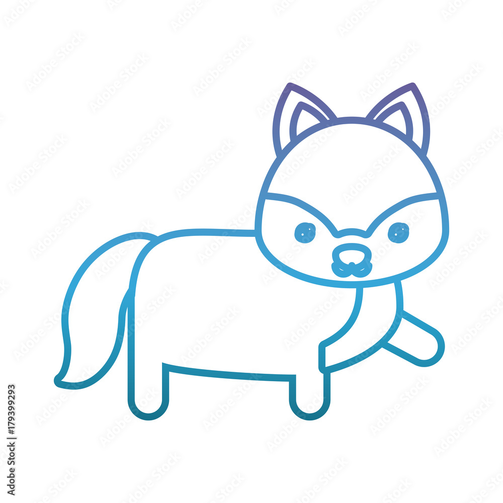 cute fox icon over white background vector illustration cute fox icon over white background vector illustration