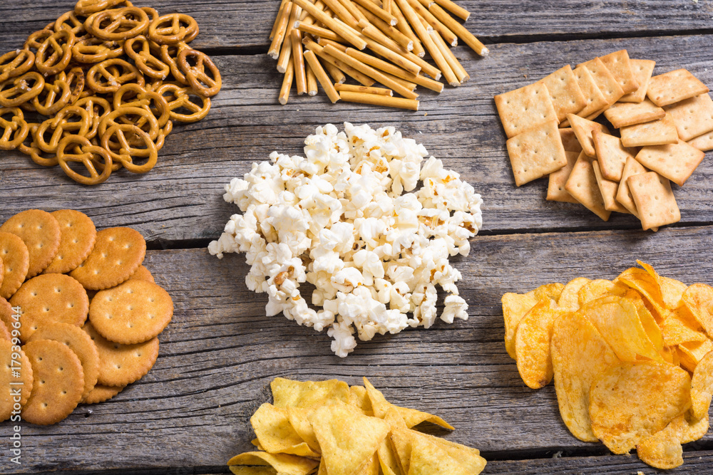 Mix of snacks