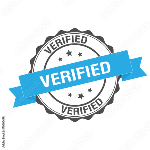 Verified stamp illustration