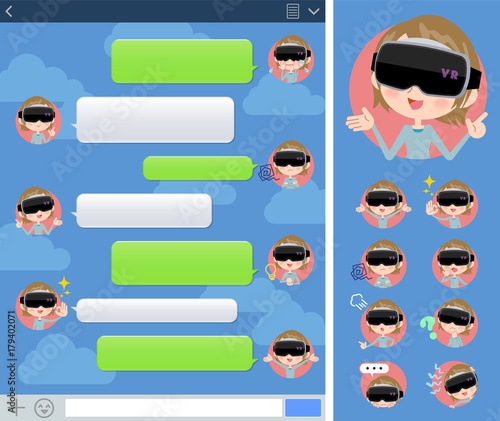 virtual reality goggle women_sns