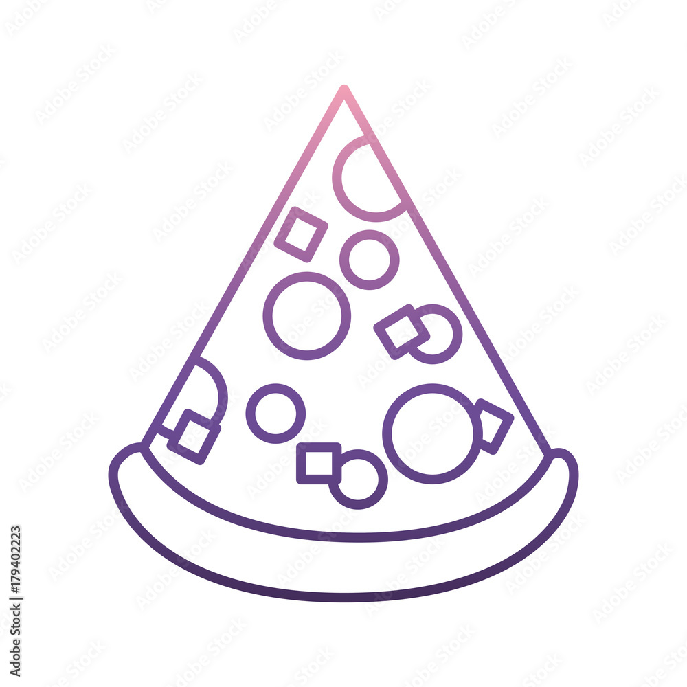 pizza slice icon over white background vector illustration pizza slice icon over white background vector illustration