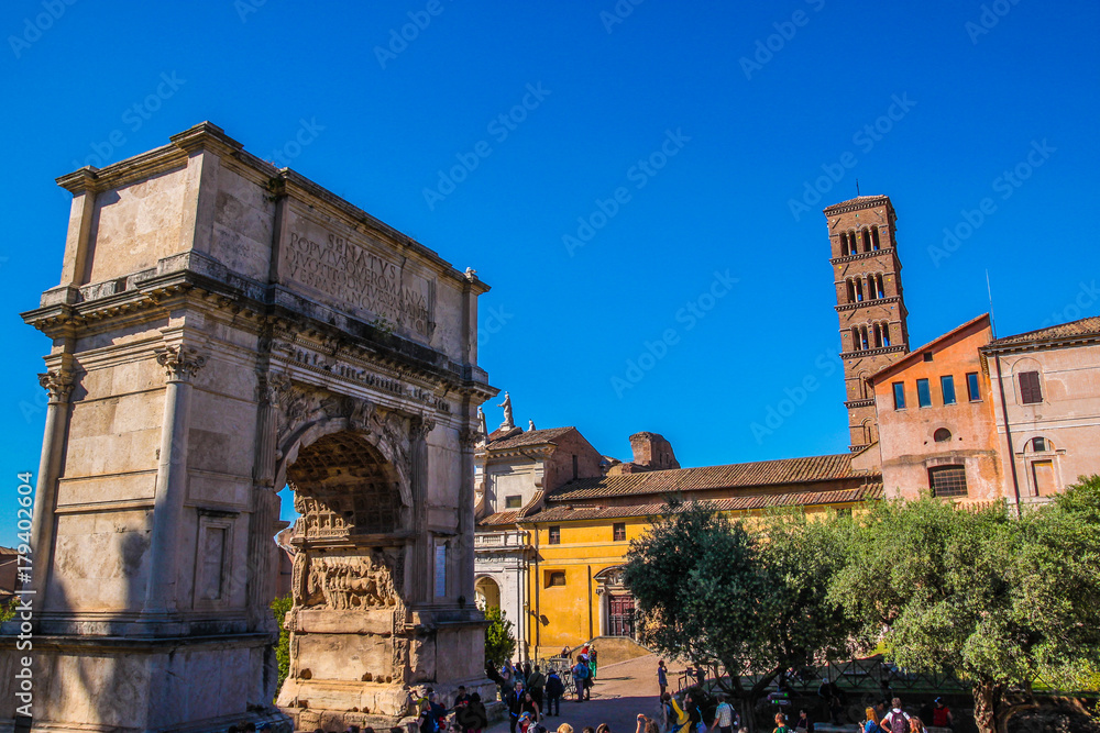 Triumphal arch. Rome. Italy