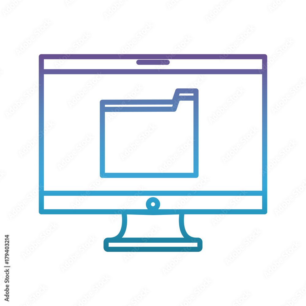 computer icon over white background vector illustration computer icon over white background vector illustration