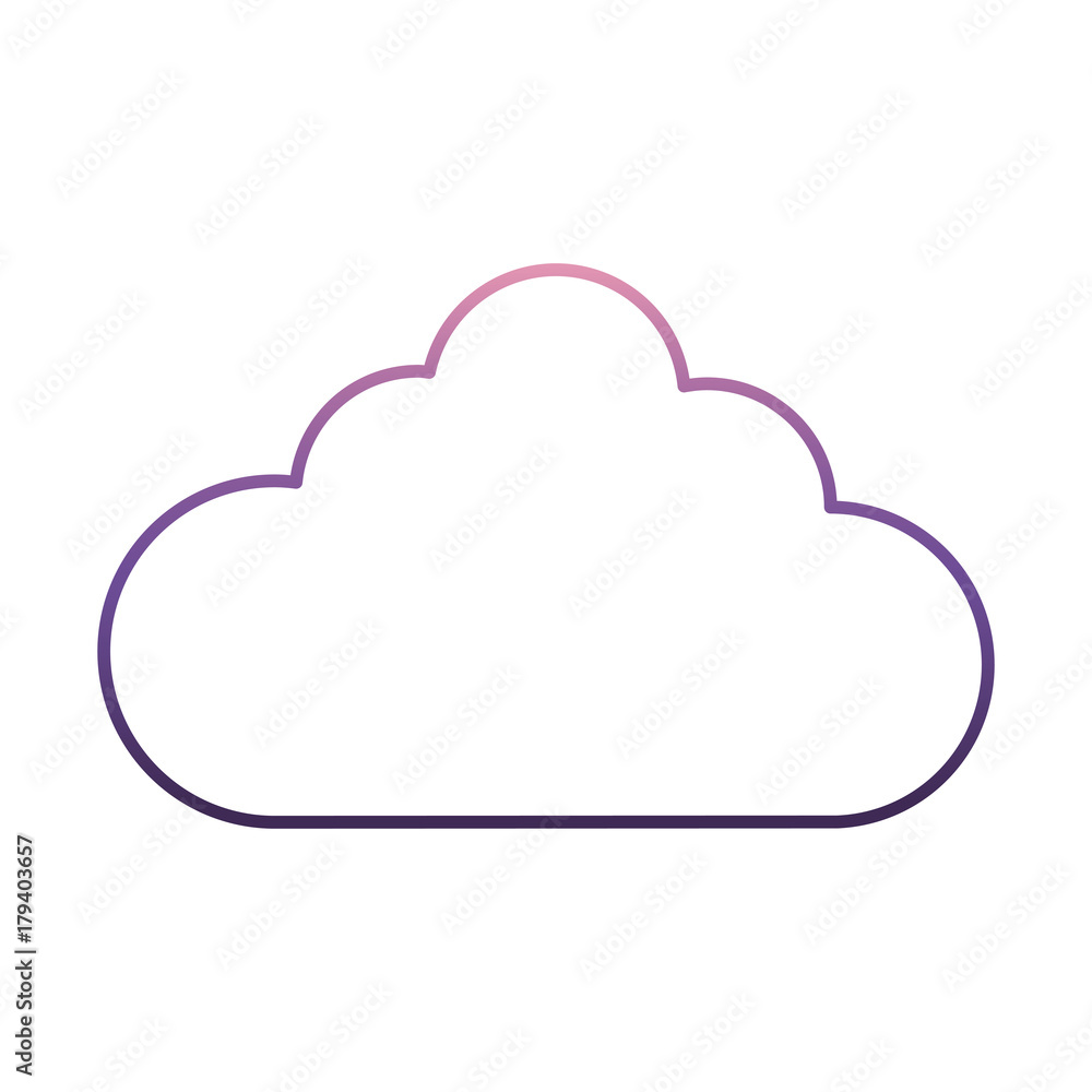 cloud icon over white background vector illustration cloud icon over white background vector illustration