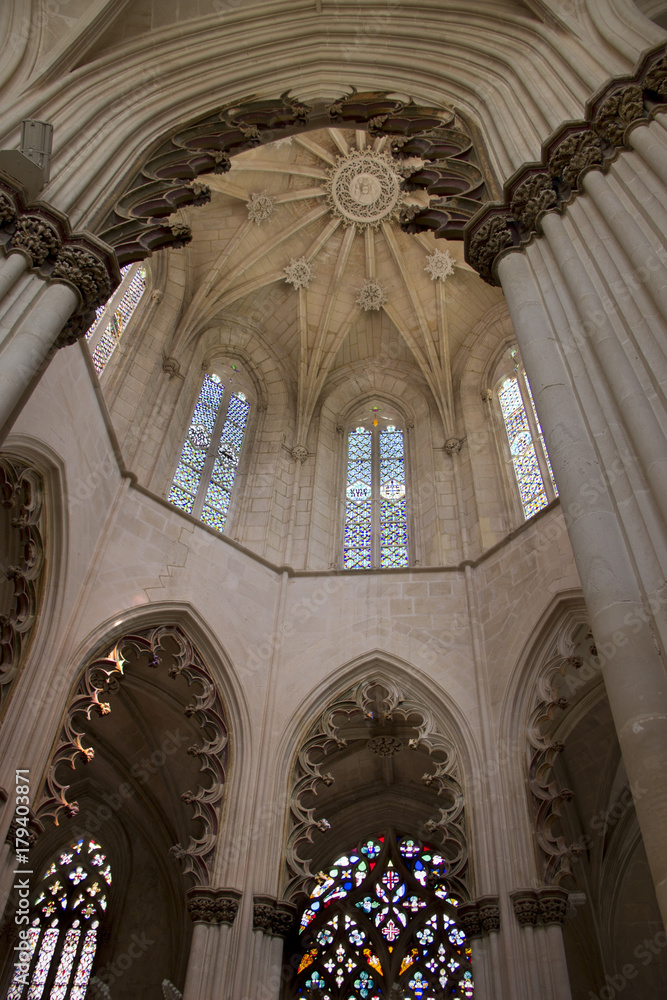 Elements of architecture the monastery of Batalha. Portugal.