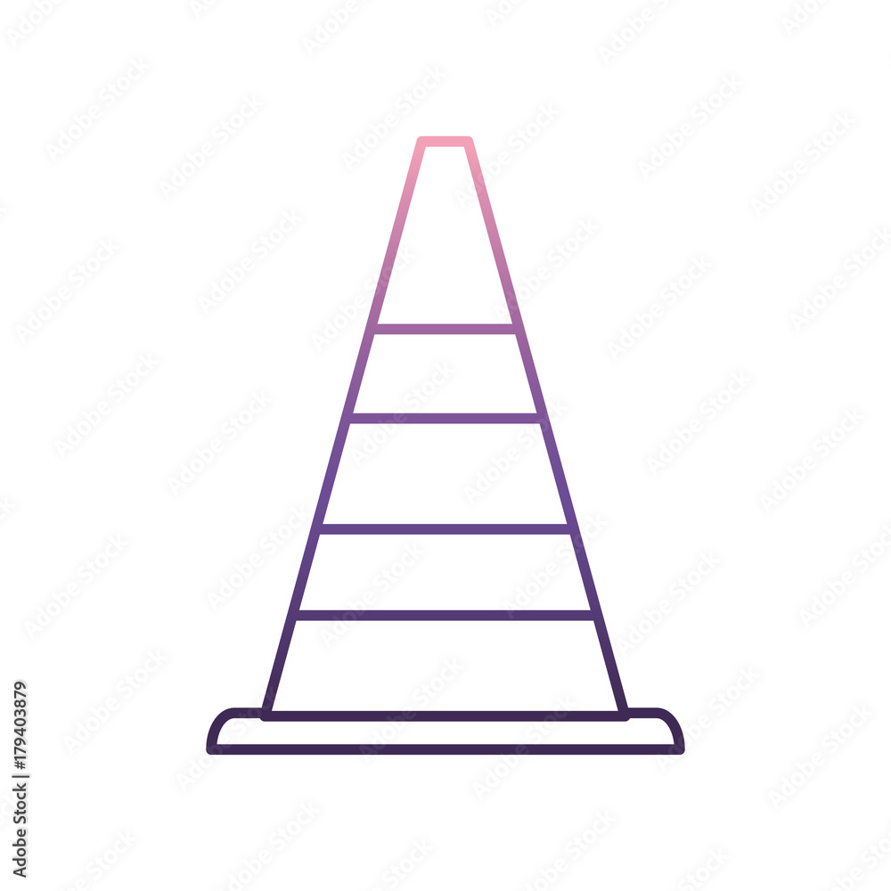 traffic cone icon over white background vector illustration traffic cone icon over white background vector illustration