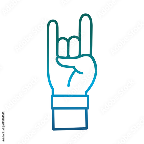 Wallpaper Mural human hand icon over white background vector illustration Torontodigital.ca