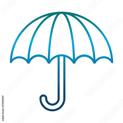 umbrella icon over white background vector illustration