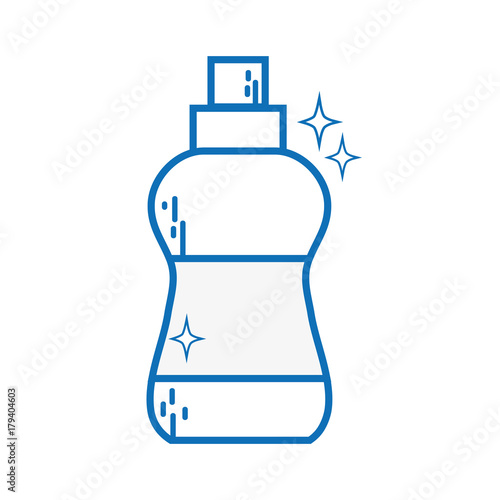 line detergent liquid plastic bottle to clean house