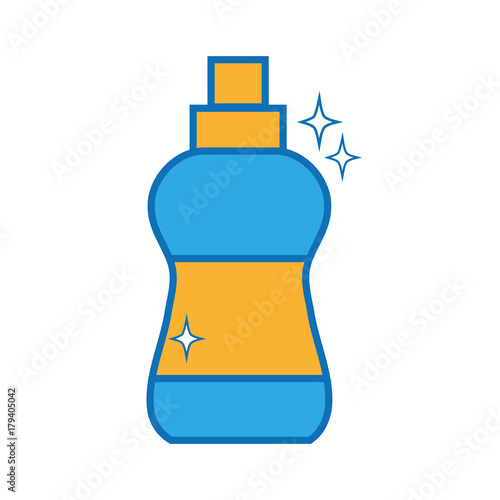 detergent liquid plastic bottle to clean house