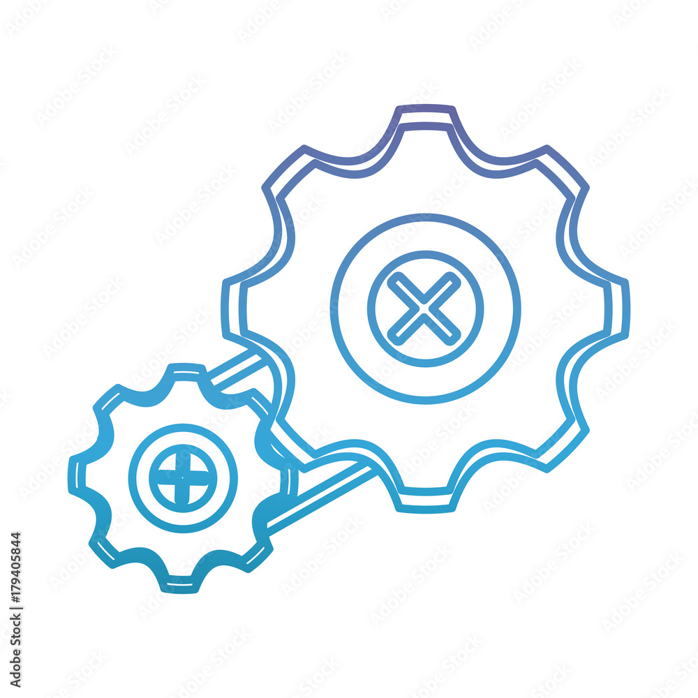 gear wheels icon over white background vector illustration gear wheels icon over white background vector illustration