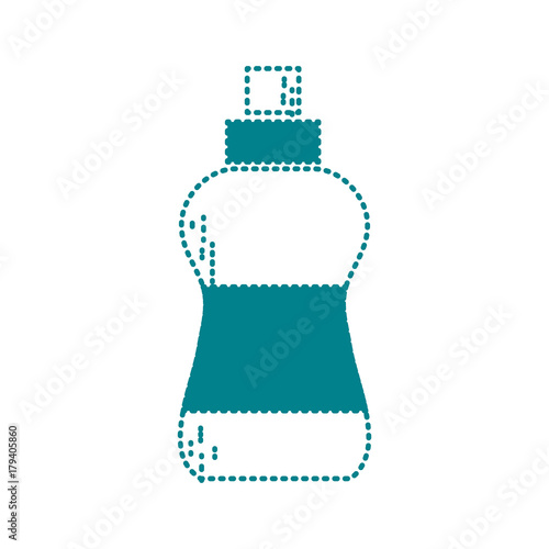 dotted shape detergent liquid plastic bottle to clean house