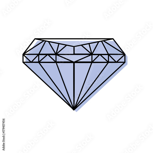  colorful diamond over white background vector illustration