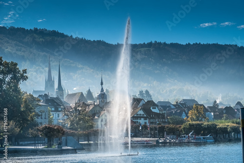 Old city of Zug, Canton Zug, Switzerland photo