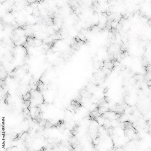 Vector marble texture design seamless pattern, black and white marbling surface, modern luxurious background
