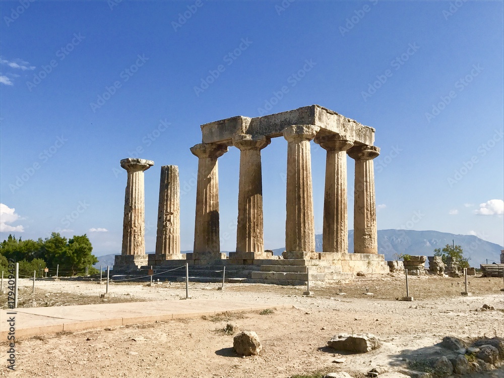Doric Temple, Corinth , Greece 