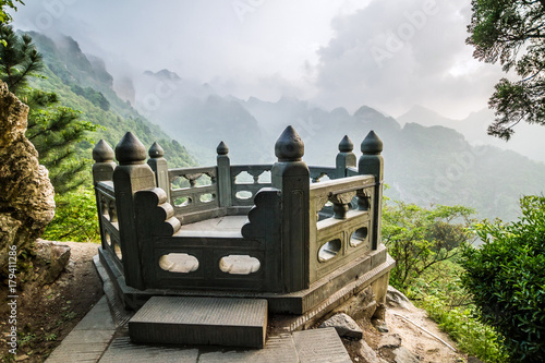 China, Wudang Monastery, observation deck photo