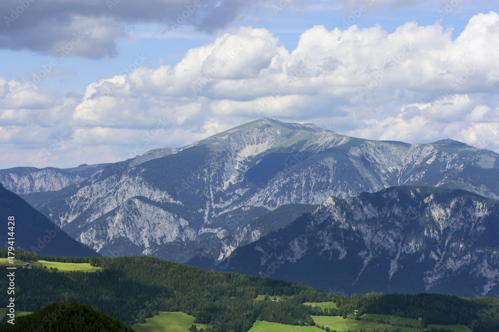 Fototapeta premium Alpen mountains at sunny day